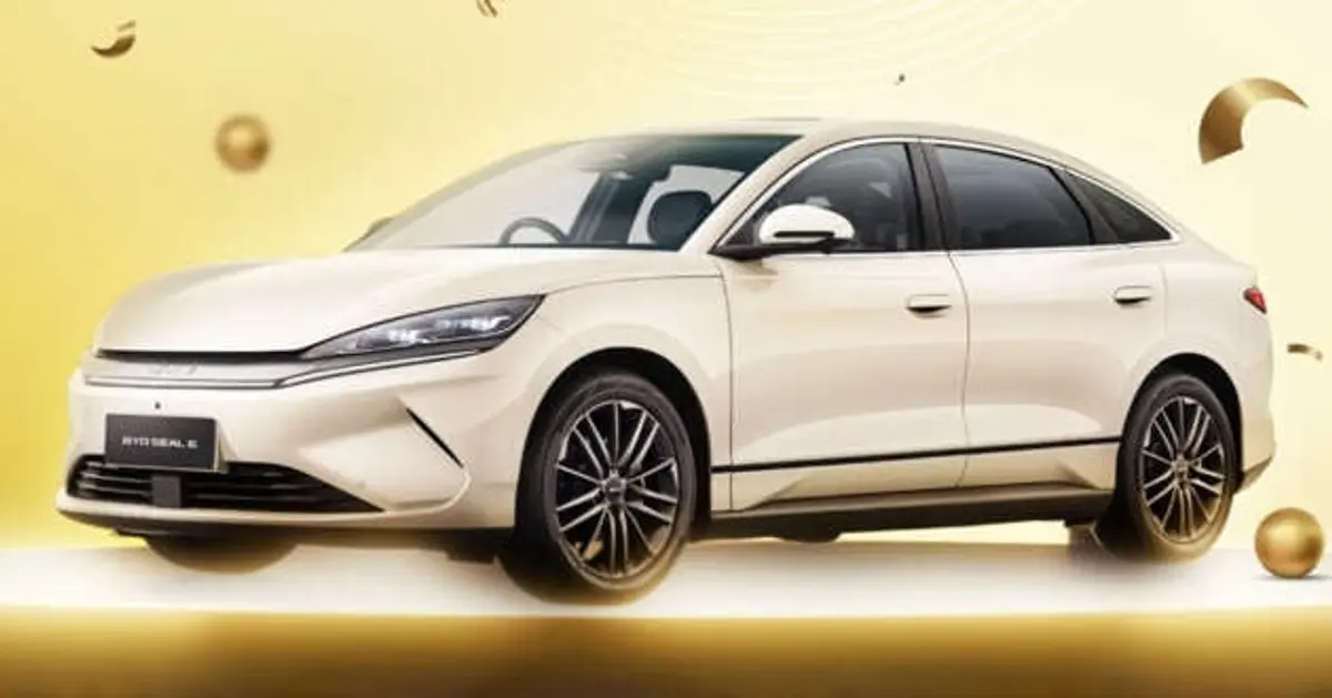 BYD Seal 6 EV in Malaysia Gets Ivory Gold Paint Finish