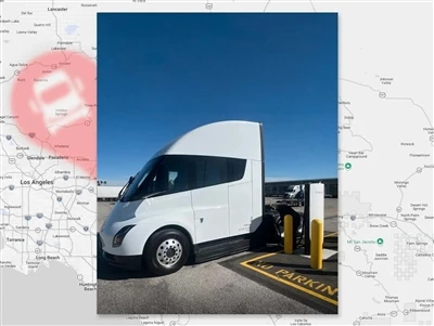 Tesla Opened Its First Semi Truck Megacharger That's Not At A Tesla Factory T...