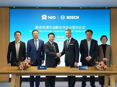 NIO And Bosch Sign Strategic Cooperation Agreement